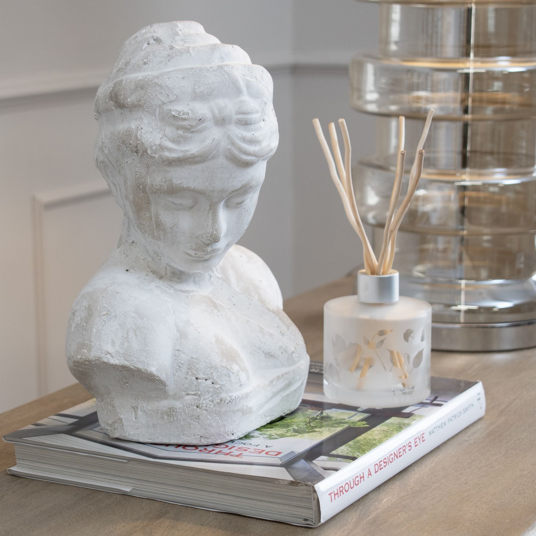 Woman's Head Icon - People Figurines from the Quanta Home collection.