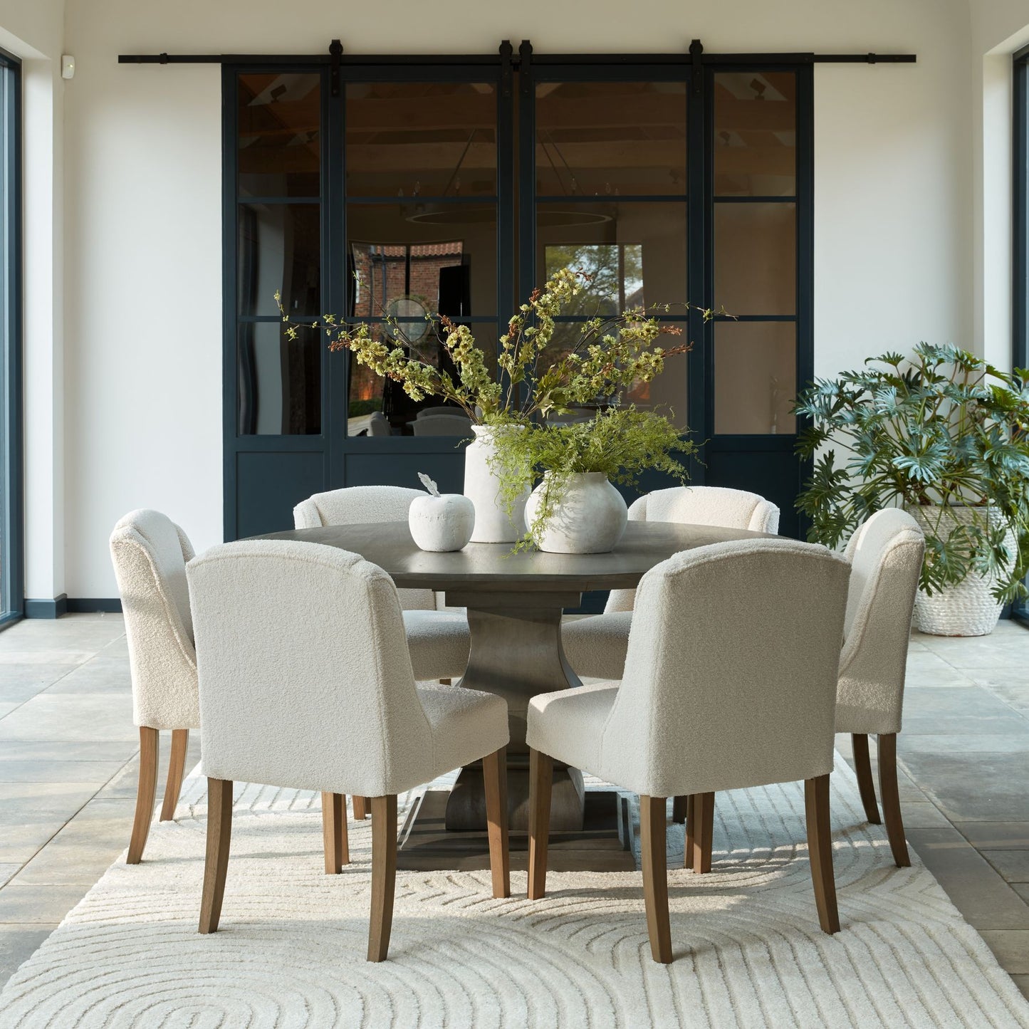 Stone Apple (Medium) - Ornaments from the Quanta Home collection.