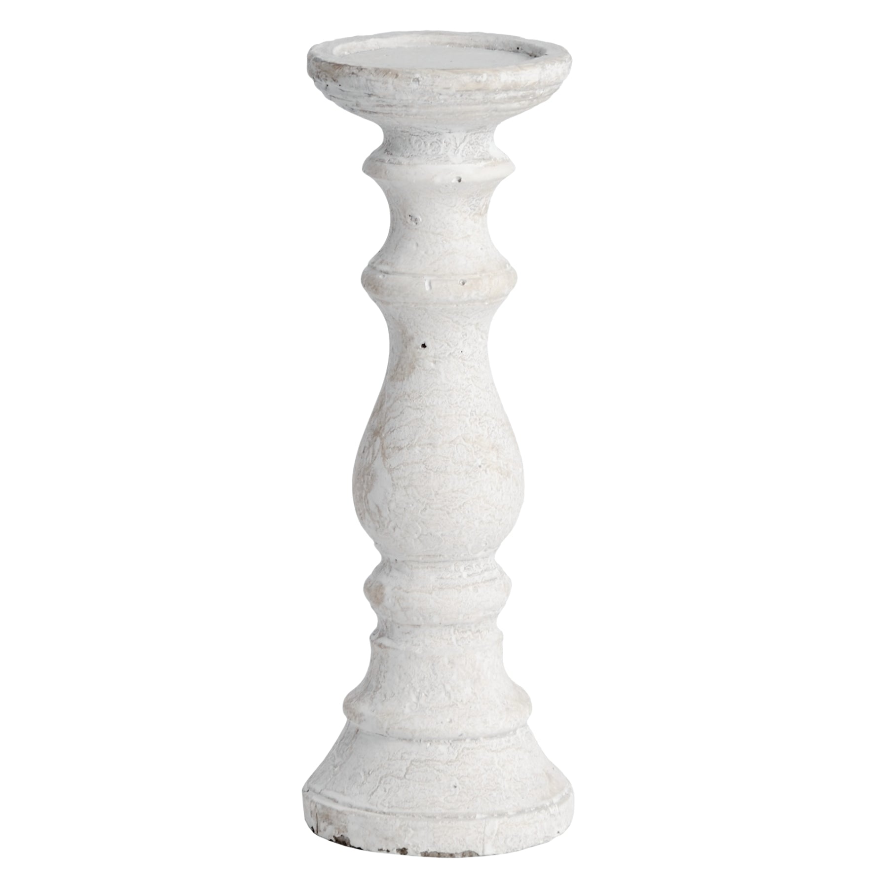 Medium Stone Candle Holder - Candle Holders from the Quanta Home collection.