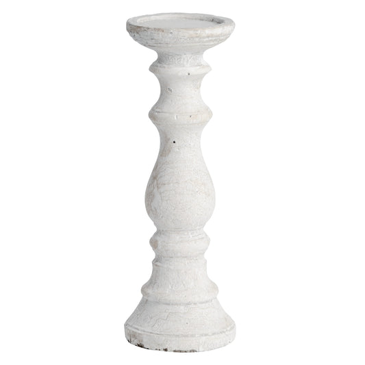 Medium Stone Candle Holder - Candle Holders from the Quanta Home collection.