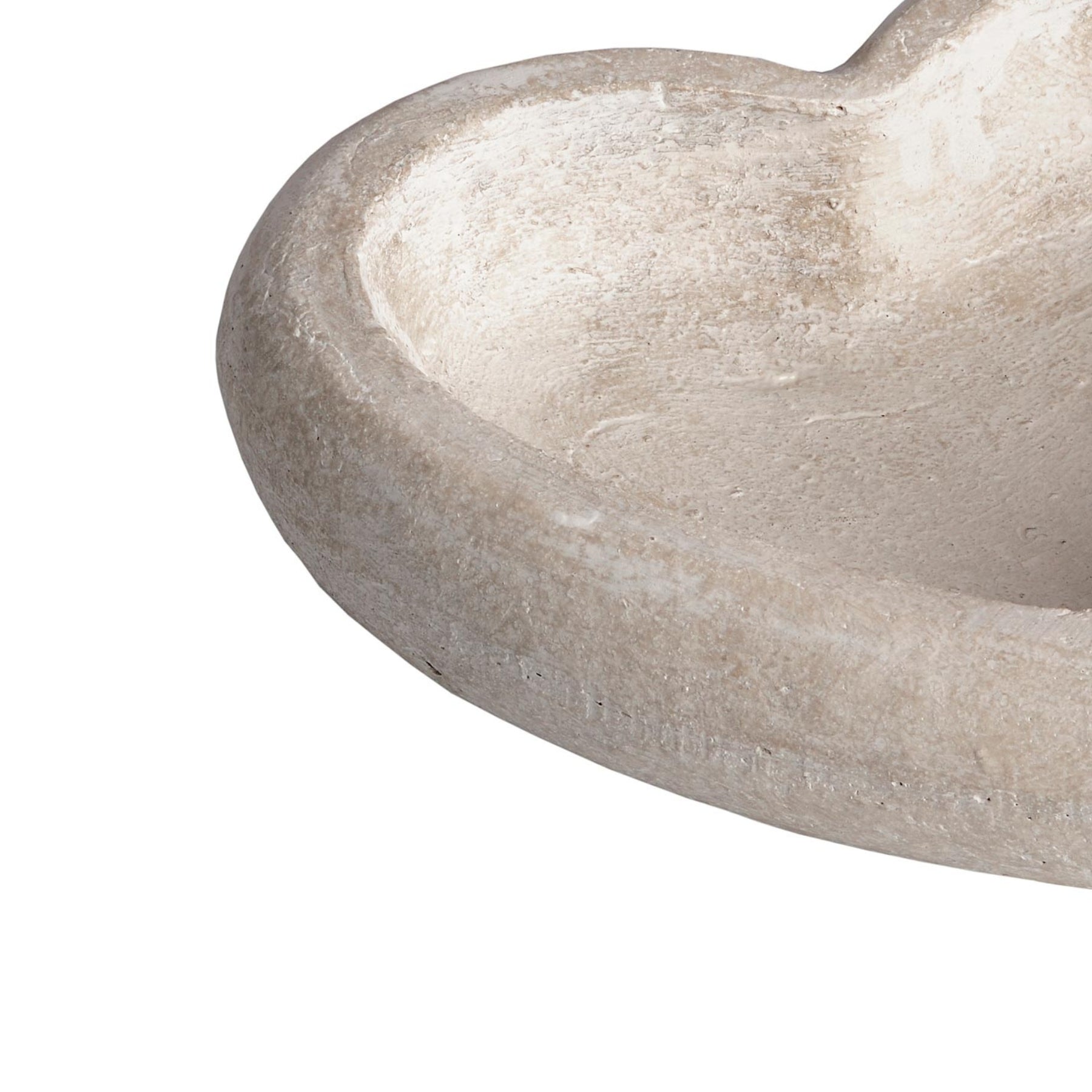Deep Stone Heart Dish - Dishes from the Quanta Home collection.