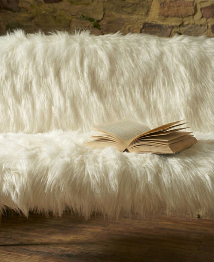 Ochre Sofa With Black Legs