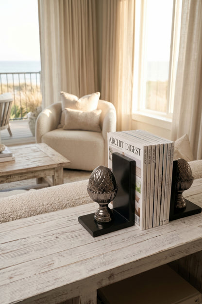Keepsake Set of 2 Acorn Bookends