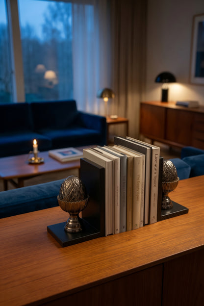 Keepsake Set of 2 Acorn Bookends