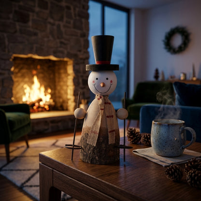 Large Rustic Snowman