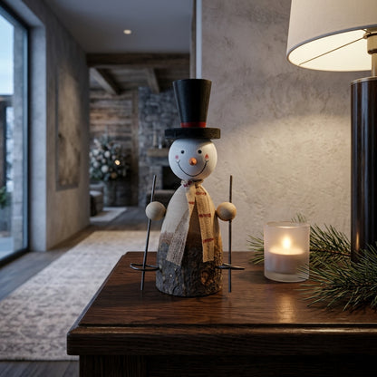 Large Rustic Snowman