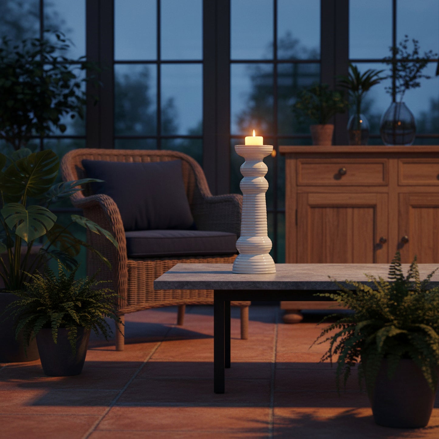 Sile Large Pillar Candle Holder