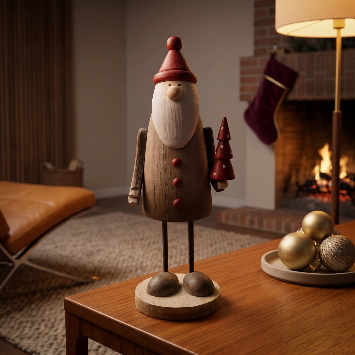Rustic Tall Santa