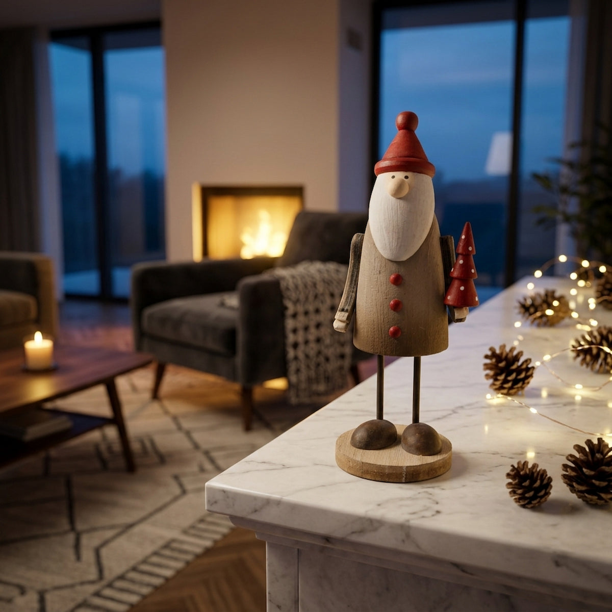 Rustic Tall Santa