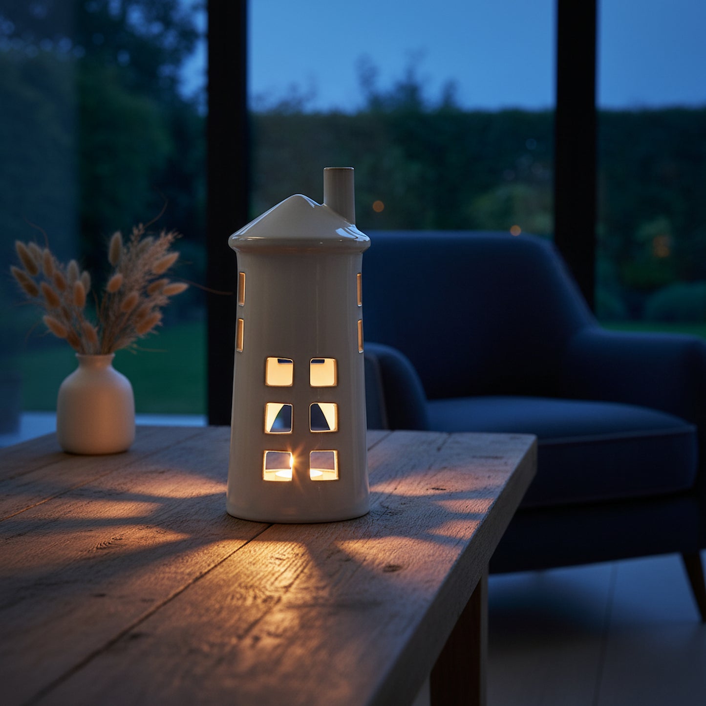 Rhea Medium Lighthouse Tealight Holder
