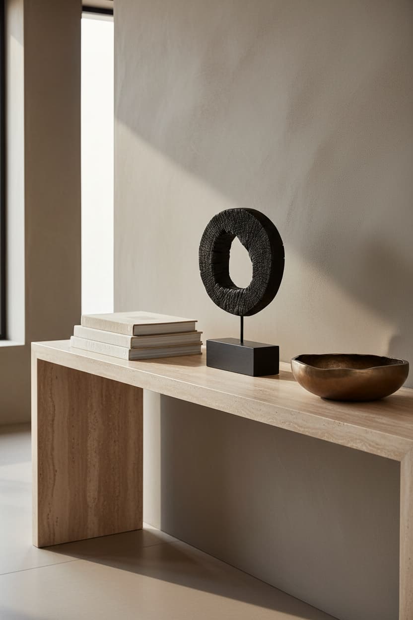 Vanguard Small Rustic Mango Wood Sculpture On Stand