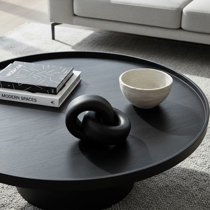 Empire Black Wood Large Knot Decor