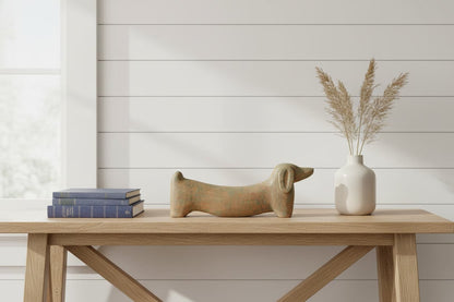 Skye Mango Wood Sausage Dog Sculpture