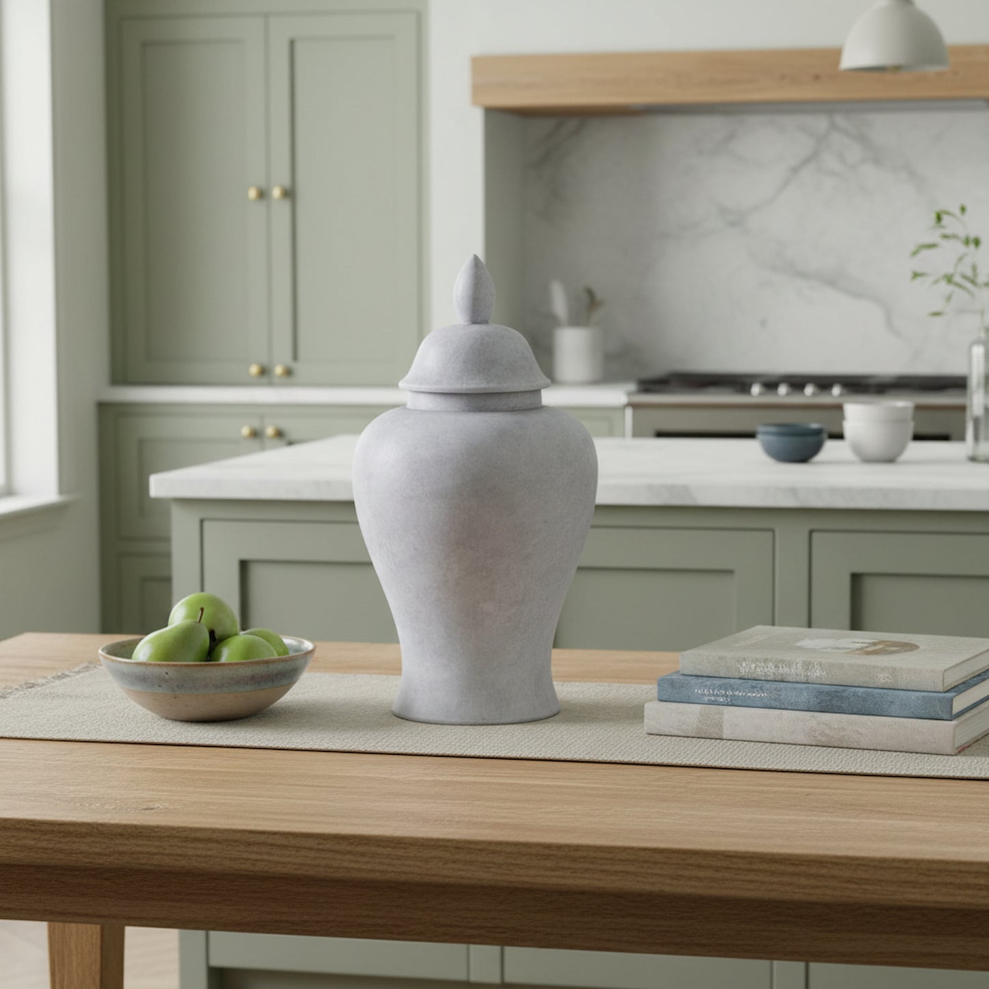 Darcy Large Stone Ginger Jar