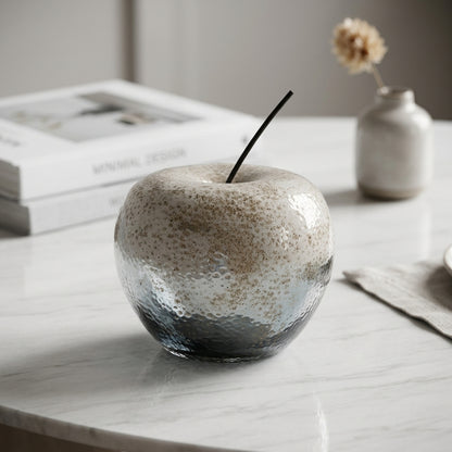 Silver Apple Ornament