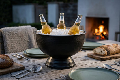 Nomad Black Finish Champagne Bowl