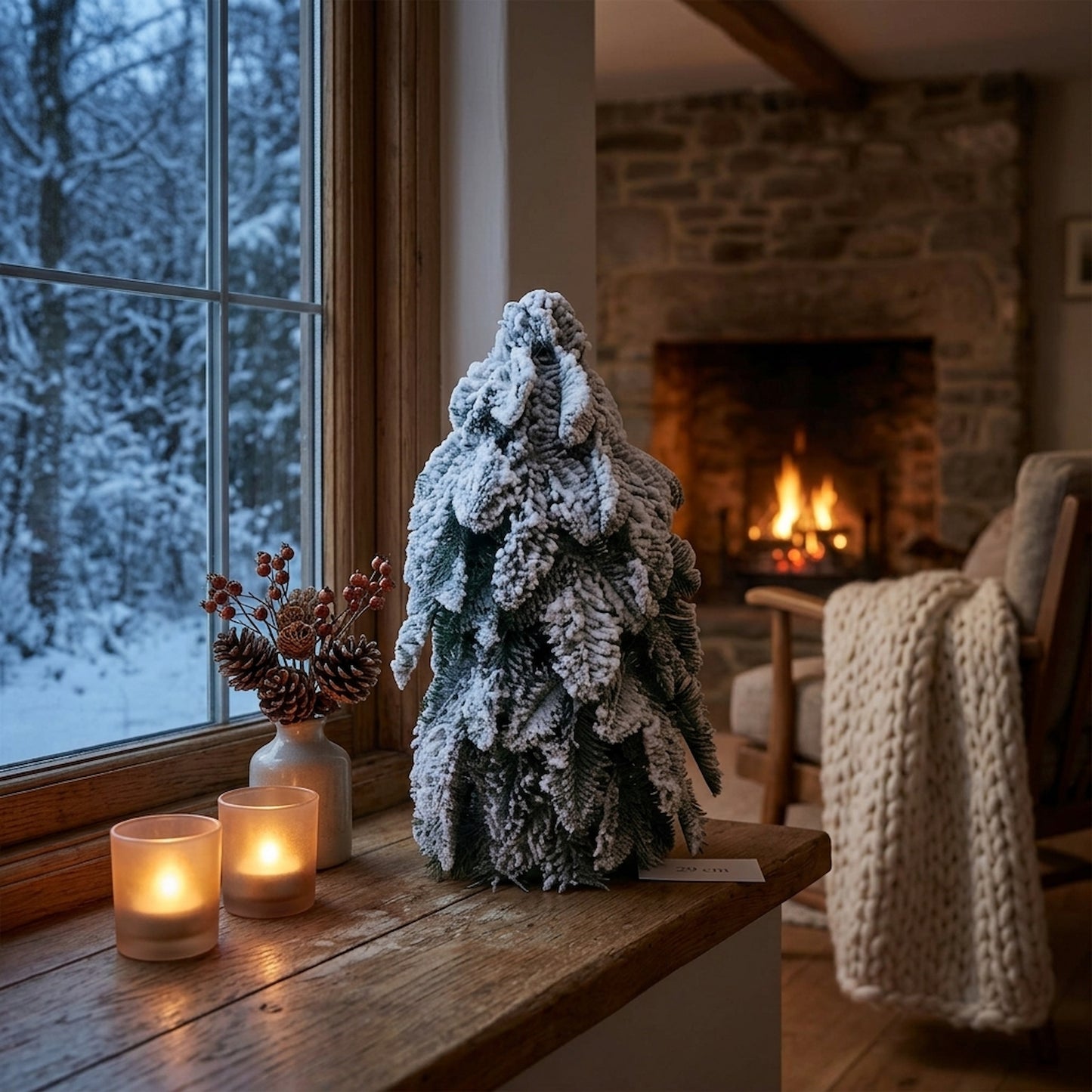 Medium Snowy Fir Tree