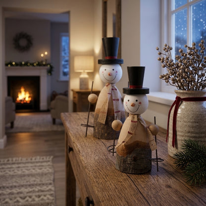 Large Rustic Snowman