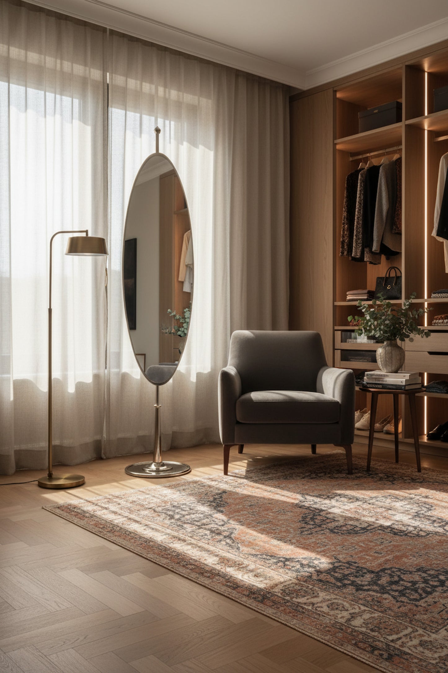 Chelsea Townhouse Oval Mirror