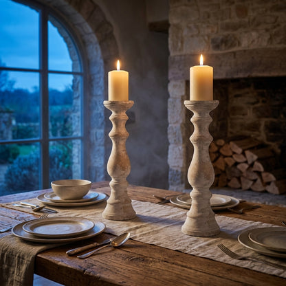 Large Stone Candle holder