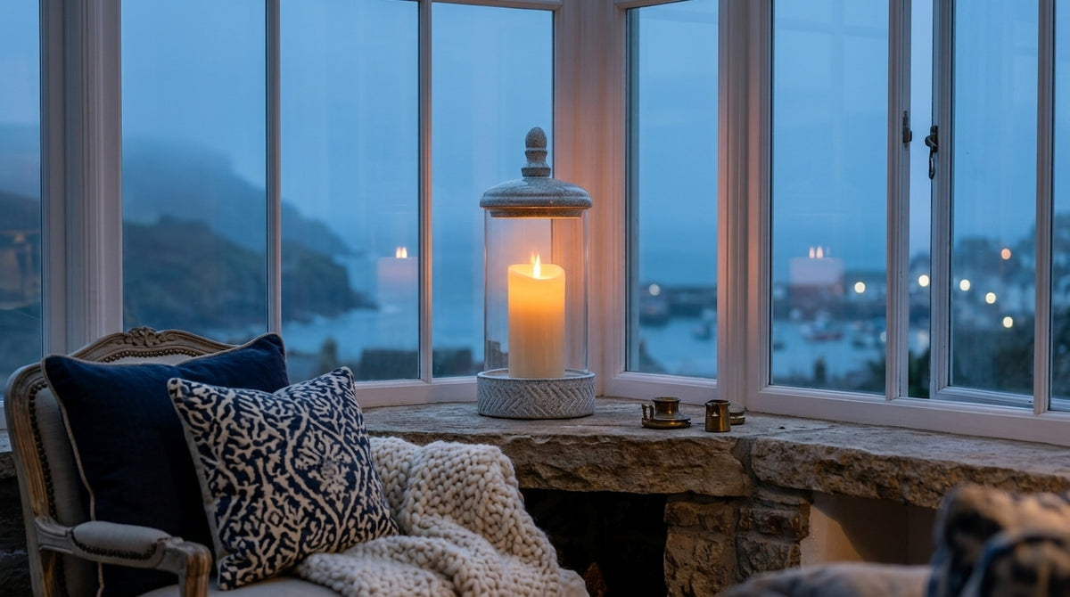 Sona Medium Hurricane Lantern With Lid