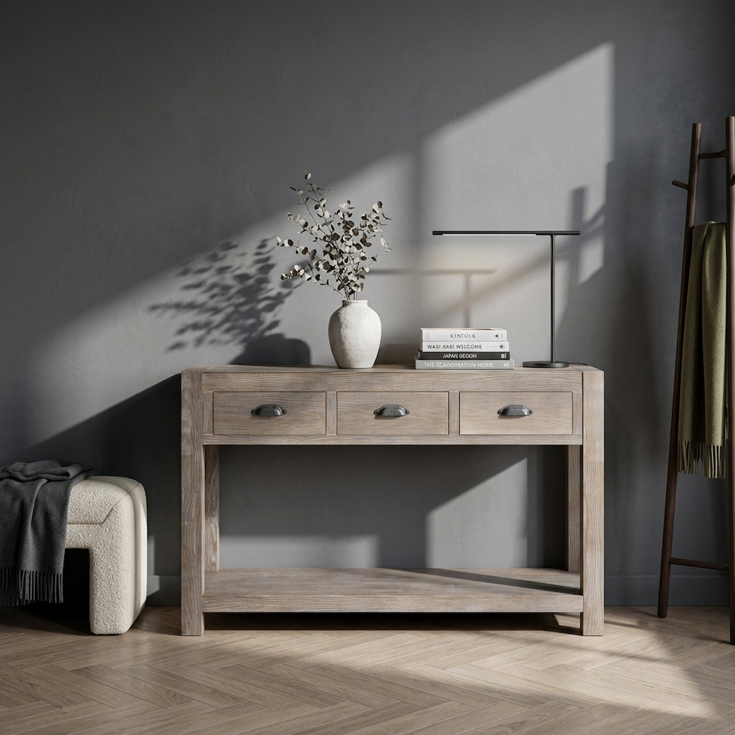 Haldon Collection 3 Drawer Console Table