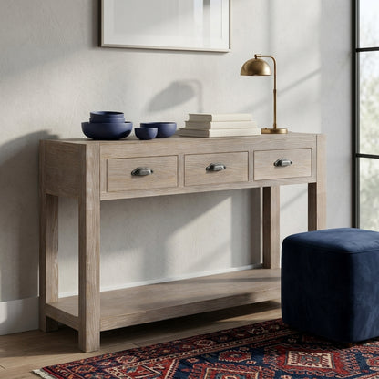 Haldon Collection 3 Drawer Console Table