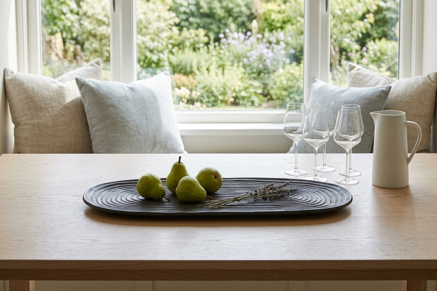Axis Small Grey Oval Dish