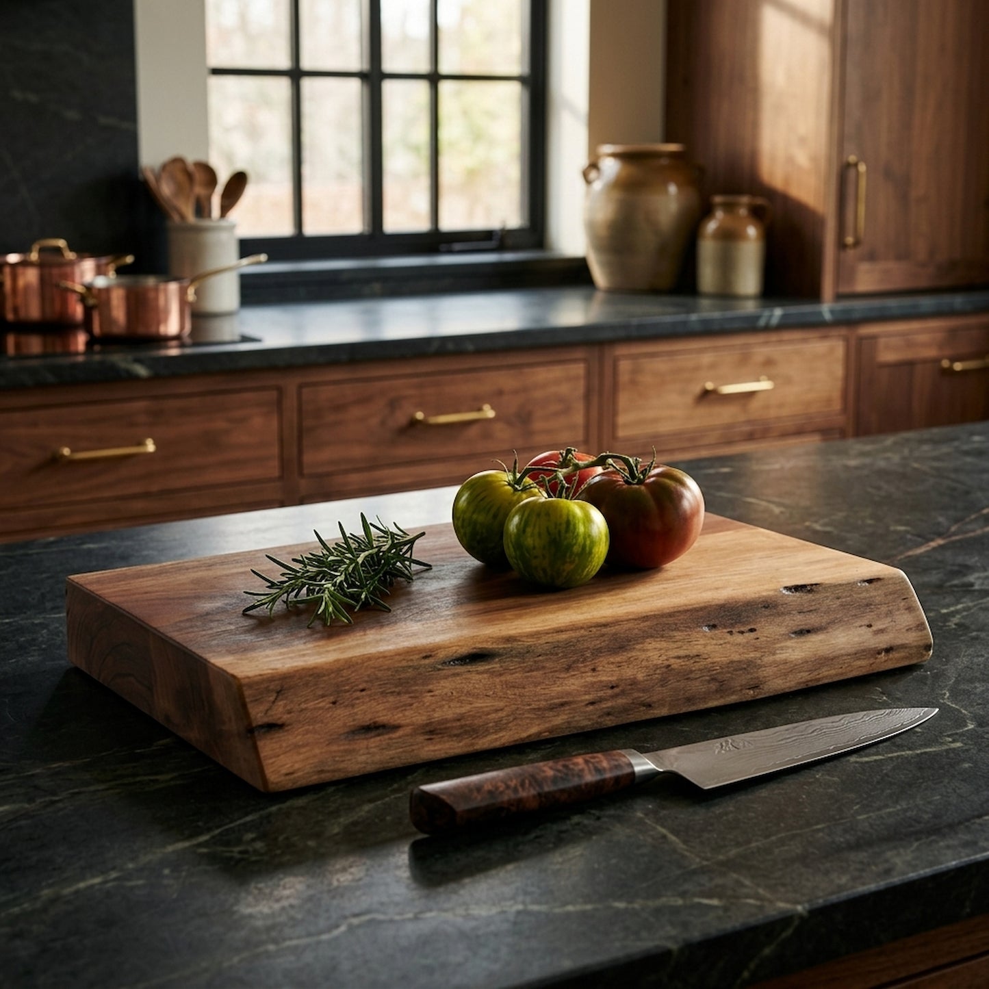 Chopping Board with Live Edge