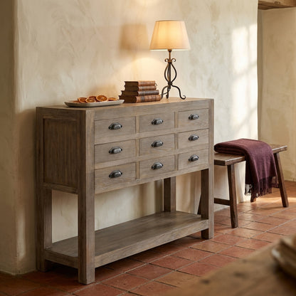 Haldon Collection 9 Drawer Chest With Shelf