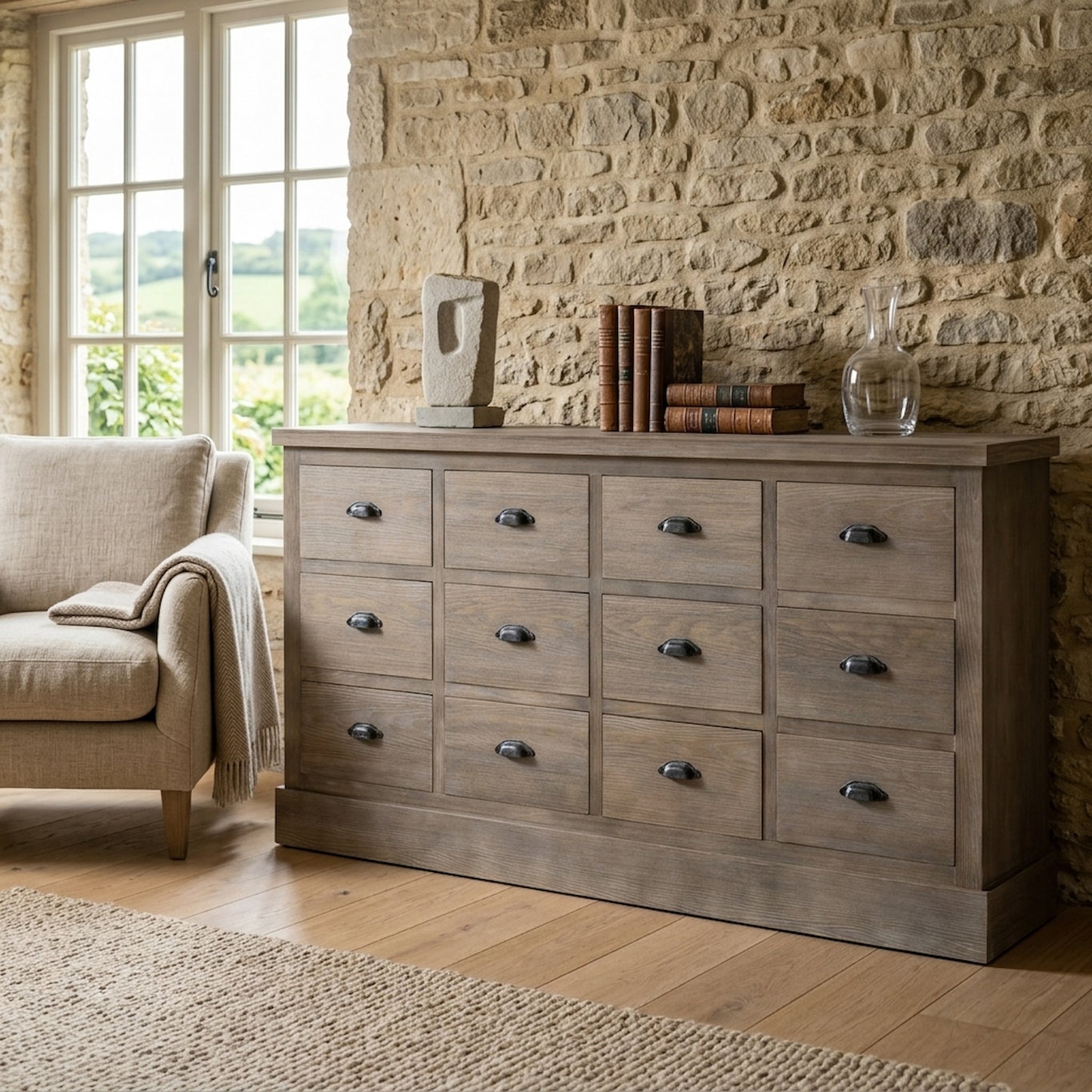 Haldon Collection 12 Drawer Chest