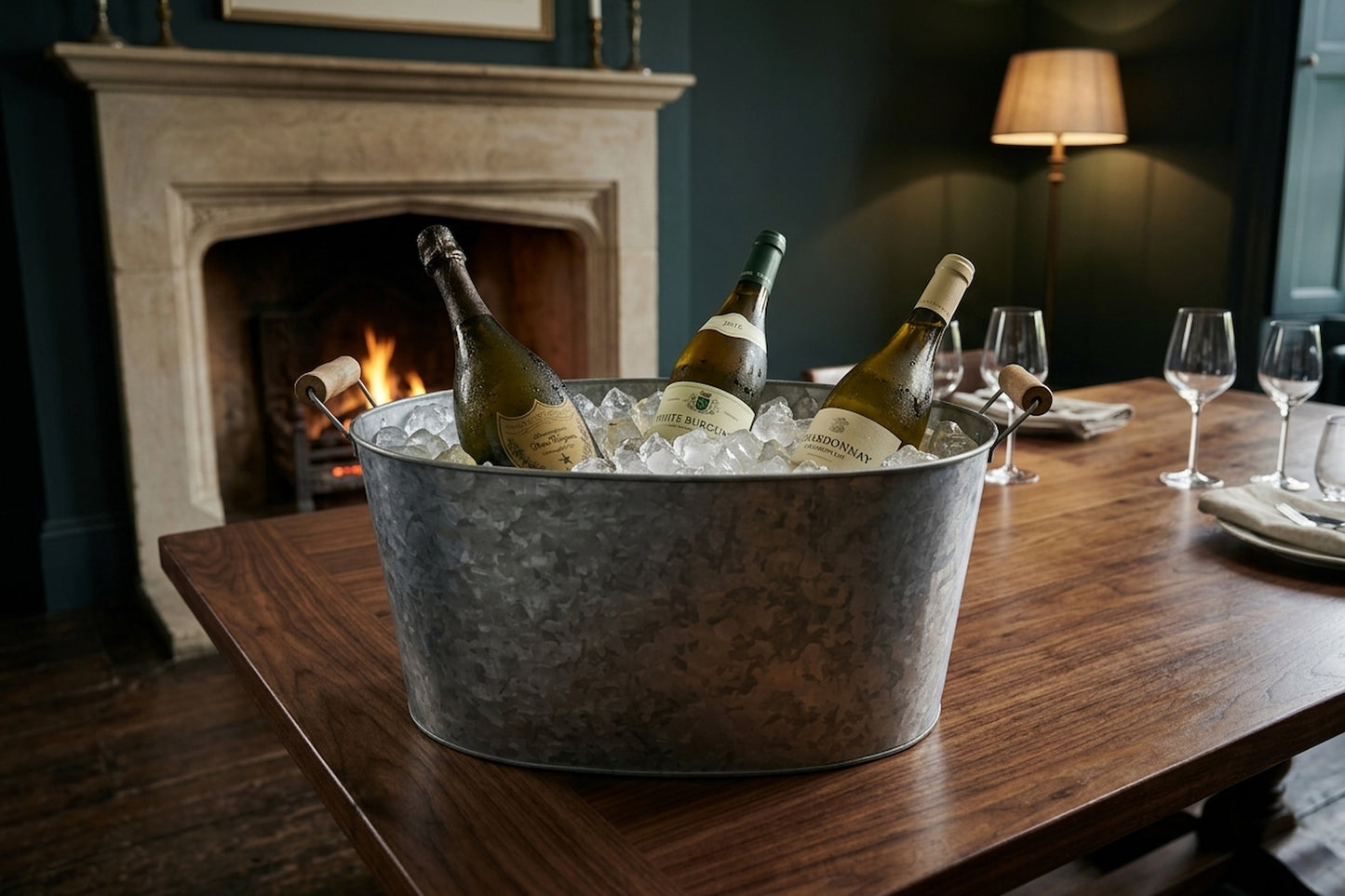 Estate Galvanised Steel Drinks Tub