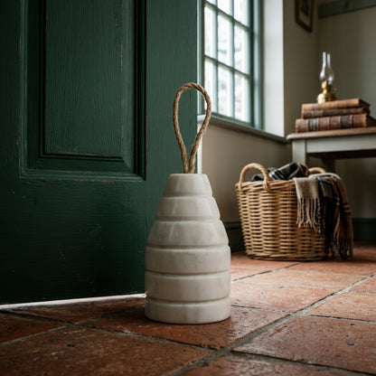 Marble Ribbed Doorstop