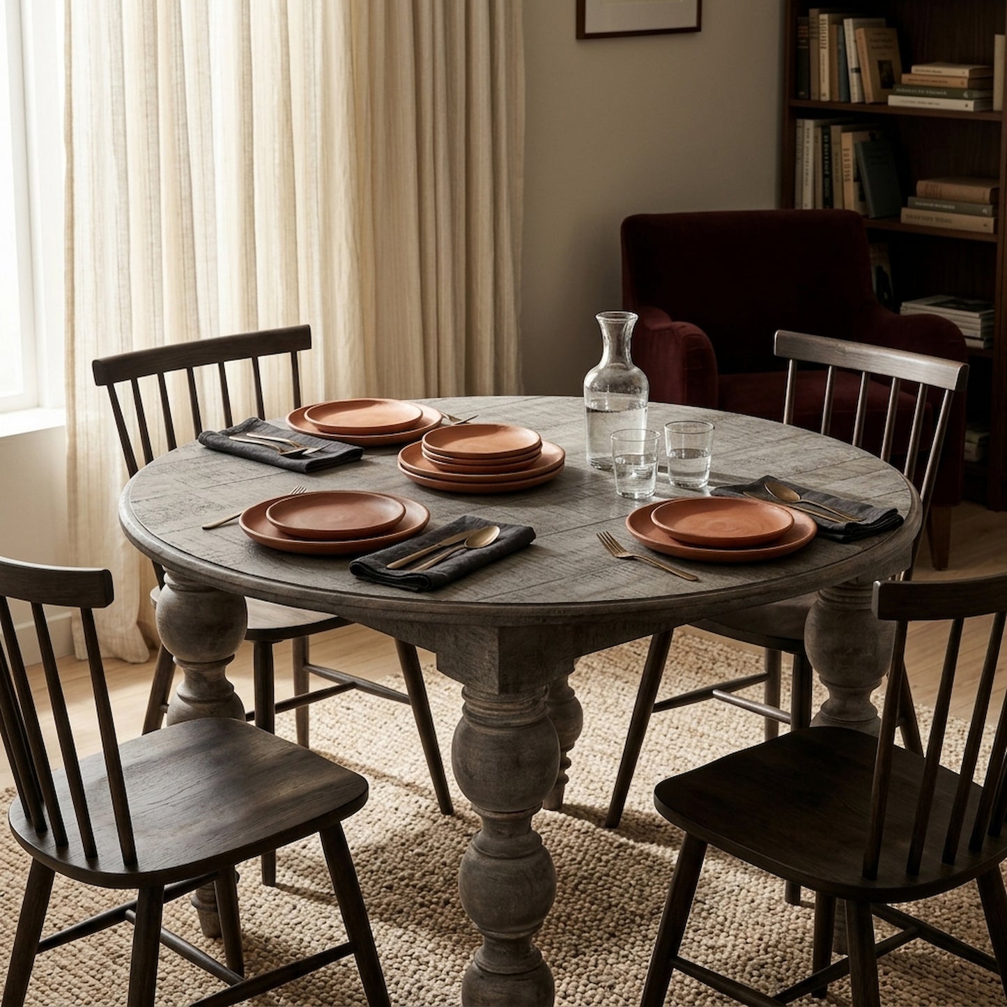 The Rutland Collection Round Dining Table