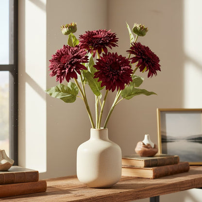 Dahlia Burgundy Raven Stem