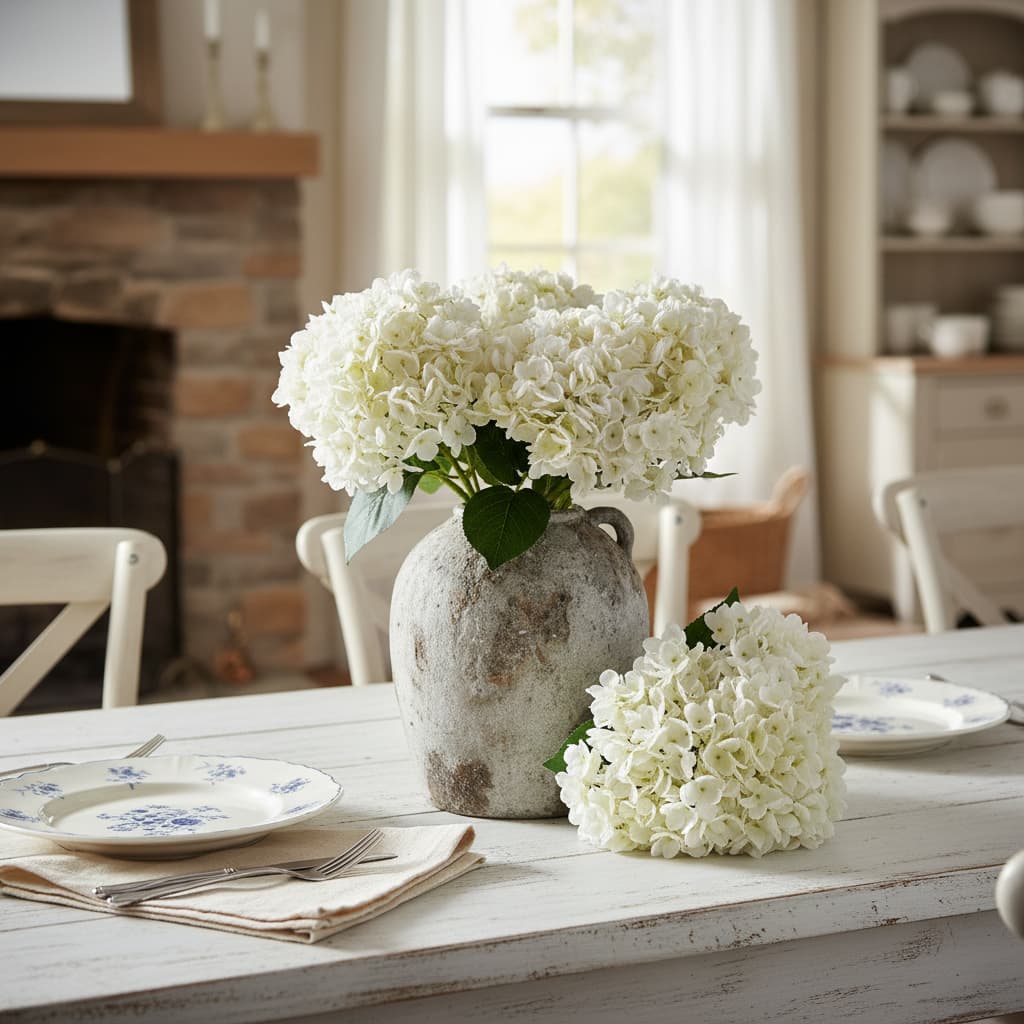 White Hydrangea Bunch