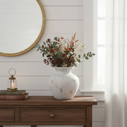 Darcy Antique White Vase