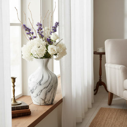 Marble Ellipse Large Vase