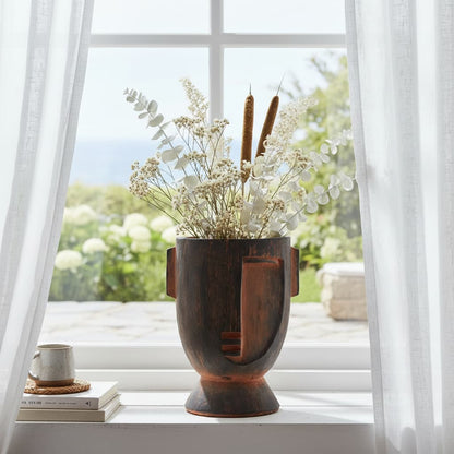 Manor Large Rustic Face Planter