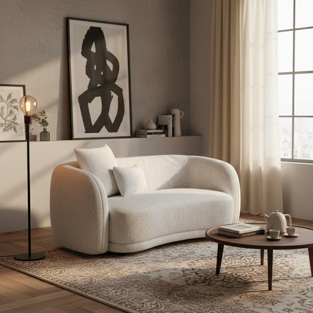 Sorelle Two Seater Sofa With Cushions