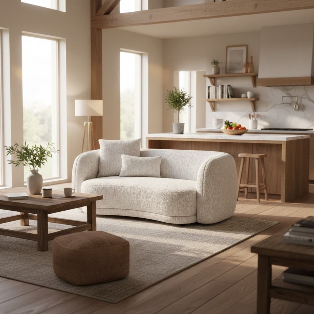Sorelle Two Seater Sofa With Cushions