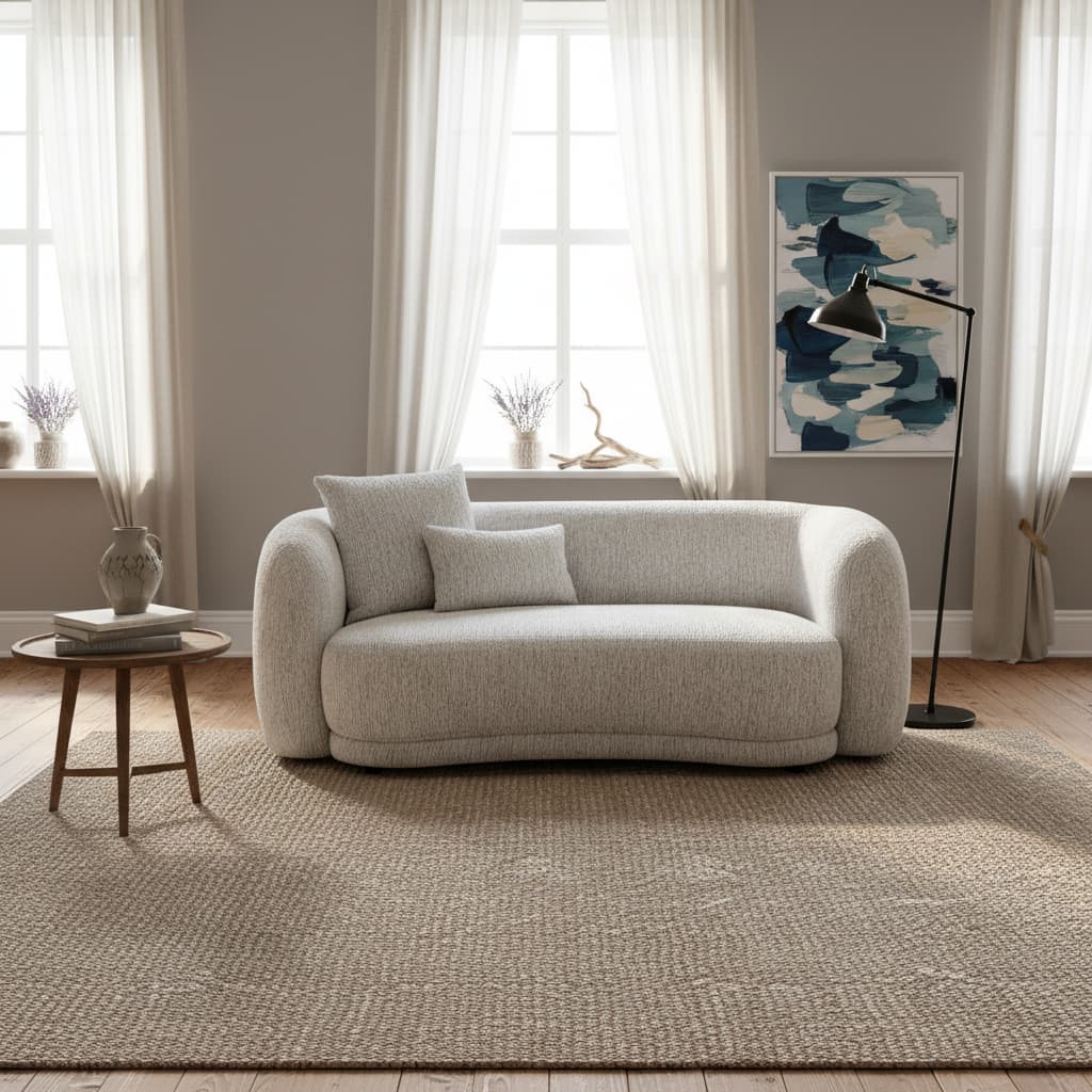 Sorelle Two Seater Sofa With Cushions