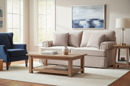 Windsor Two Seat Mink Velvet Sofa