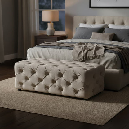 Luna Mink Velvet Bench