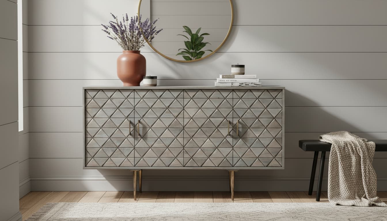 Ghibli 4 Door Mango Wood Sideboard