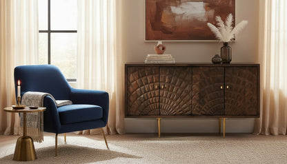 Porto 4 Door Mango Wood Sideboard