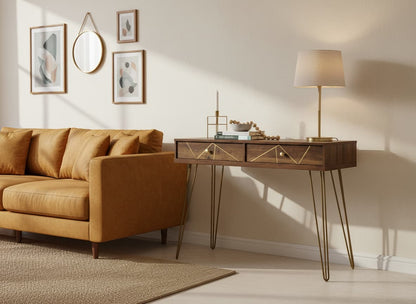 Fleur Console Table with 2 Drawers