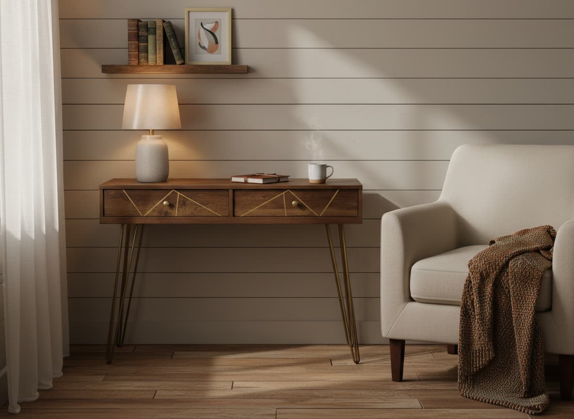 Fleur Console Table with 2 Drawers