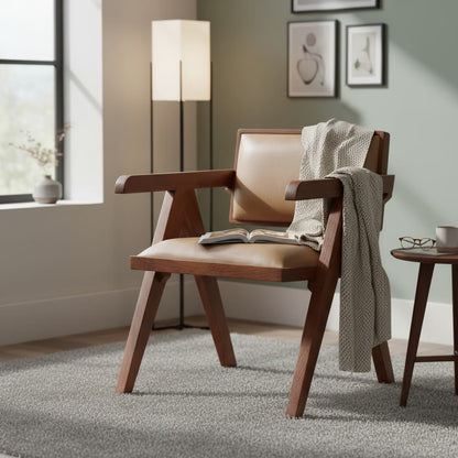 Dakota Natural Leather Armchair