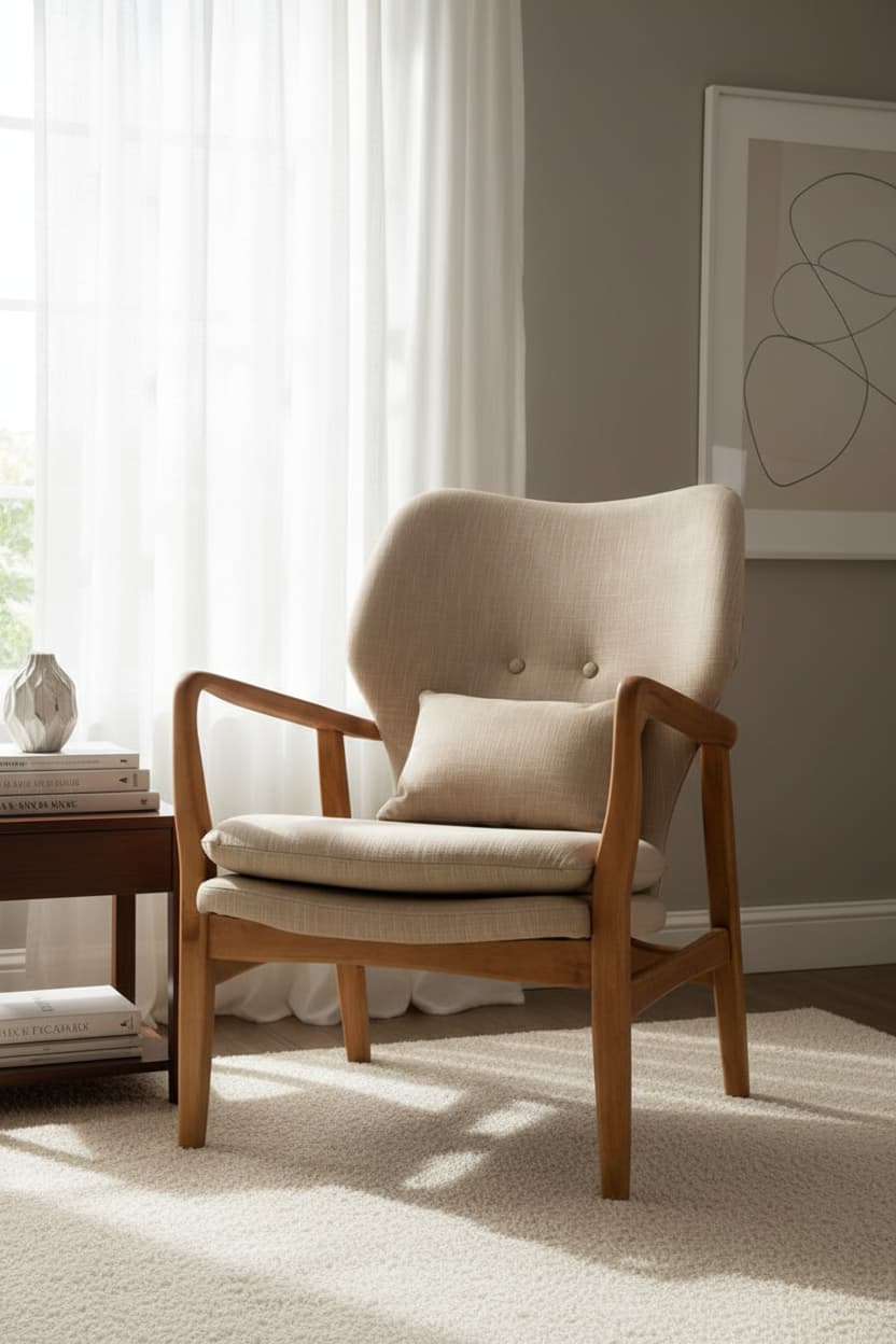 Nordic Beige Chair